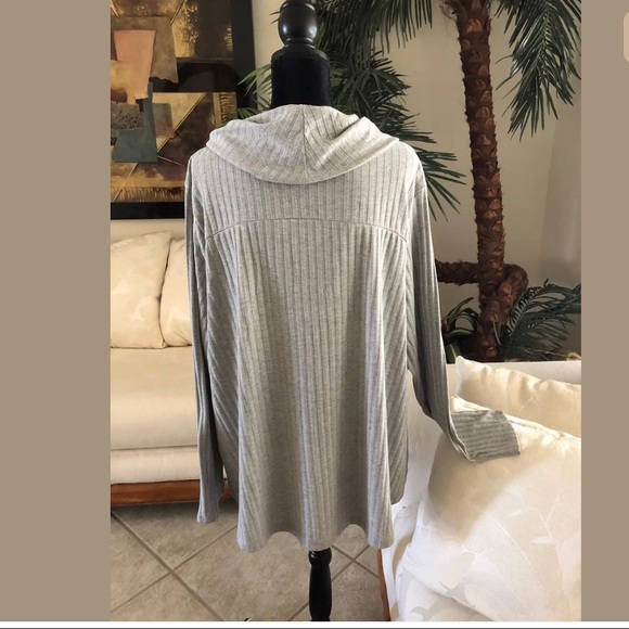 ❌SOLD❌Kim Rogers Sweater Tunic Style Top Cowl Neck - Picture 3 of 8